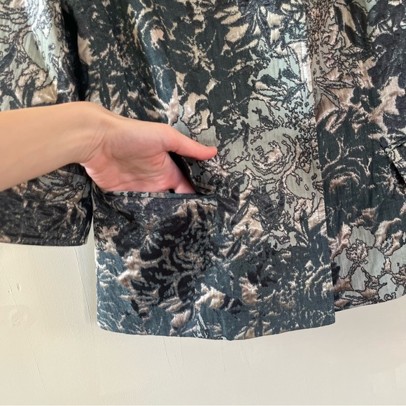 lafayette 148 ny metallic brocade blazer jacket - Picture 9 of 14